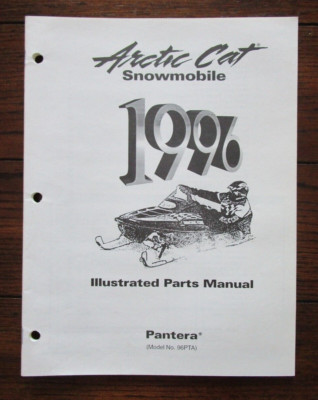 1996 Arctic Cat Pantera Snowmobile Parts Manual List P/N 2255-347 
