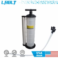 LABLT Manual 7 Liter Oil Fluid Changer Vacuum Extractor Pump Transfer Tank 7L