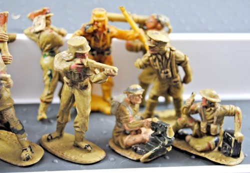 Various 1:32 CRESCENT LONE STAR UNA VP Vintage ARMY SOLDIERS WAR DIORAMA +Other - Picture 39 of 82