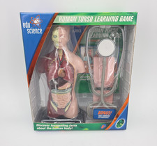 Edu Science Human Torso Learning Game Science Kit w/ Bonus Working Stethoscope