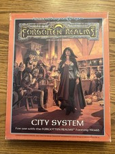 FORGOTTEN REALMS CITY SYSTEM 1988 D&D Boxed S...
