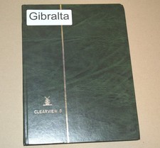 Superb Collection of Gibraltar Stamps in a Clearview Stamp Album