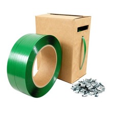 PET Packaging Banding Strapping Roll - 1017' x 5/8" Pallet Strap Coil 1500 ...