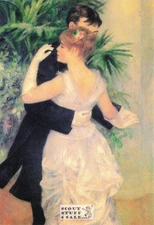Dance in the City by Auguste Renoir Painting Postcard by Classico SF #115-036