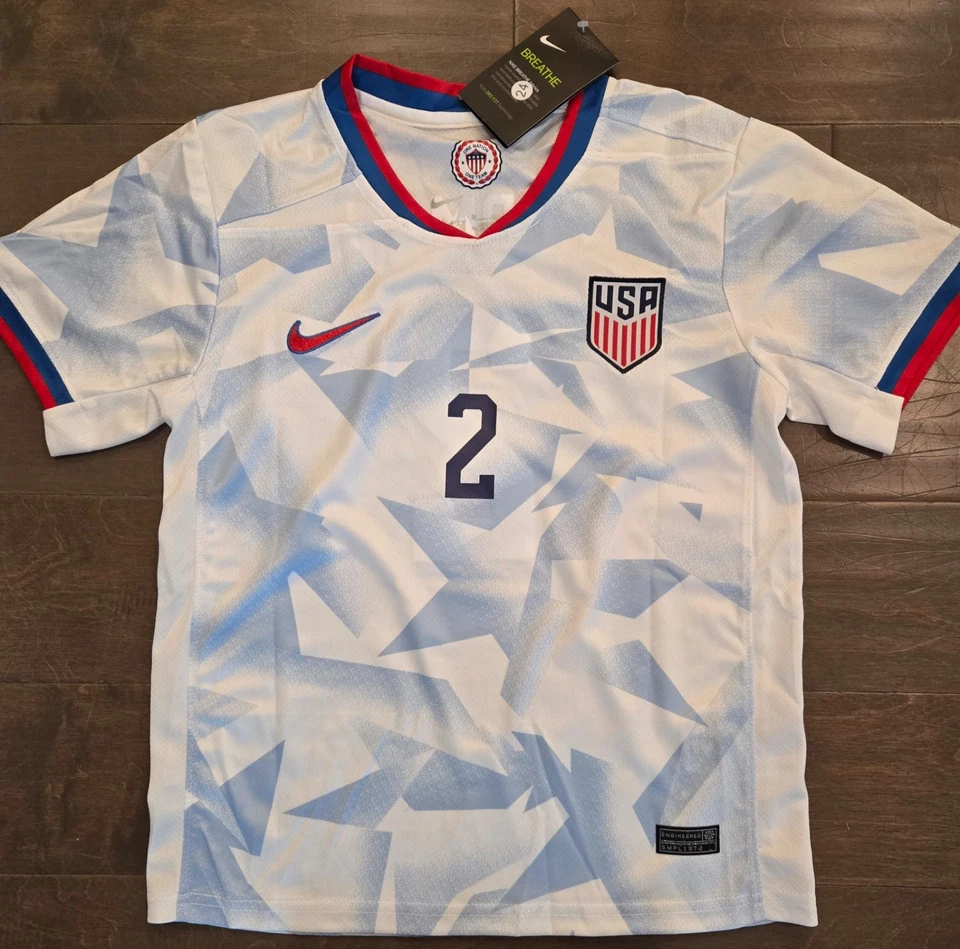 YOUTH Trinity Rodman #2 USWNT 2025 Stadium Home Jersey Kit - NWT - Image 2 of 4