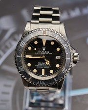 Rolex Sea‑Dweller 1665 Great White 1983 Vintage Patina maxi 40mm Black