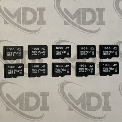 10pc | 16GB Micro SD Card TF New Tested | Class 10 UHS-I for Phone Camera GPS