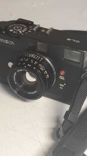 Minolta CLE Leica M-mount Rangefinder w/ M-Rokkor 40mm f/2 - Picture 8 of 14