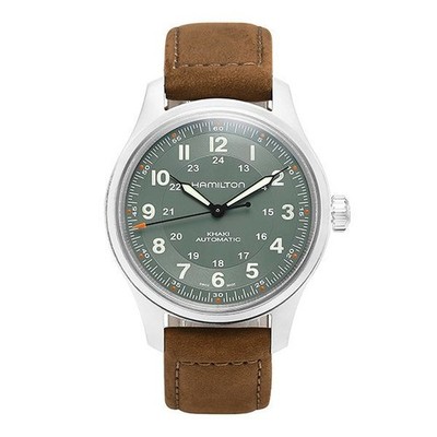 Hamilton Khaki Field Titan Herren Leder Uhr H70545560 144595724