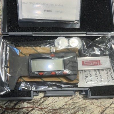 SPI Digital Depth Gage Gauge 0 to 150mm  13-746-3 CALIBRATED!