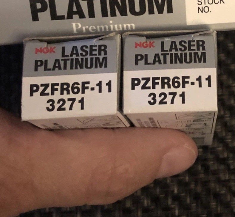 2x NGK 3271 Spark Plugs PZFR6F-11  Laser Platinum SHIP SAME DAY, OEM GENUINE