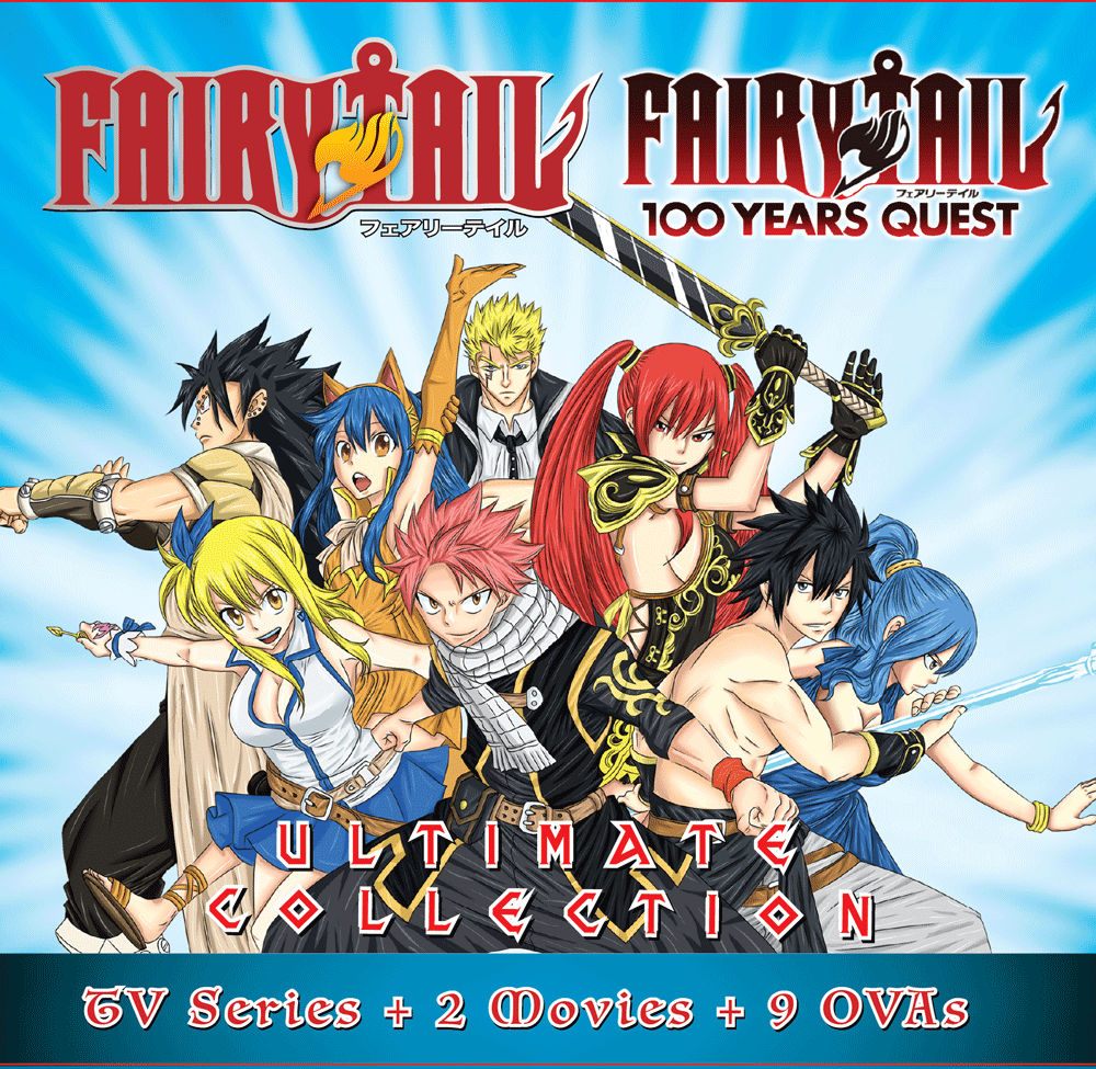 Fairy Tail Ultimate Collection (Season 1-9 + 2 Movies + 9 OVA