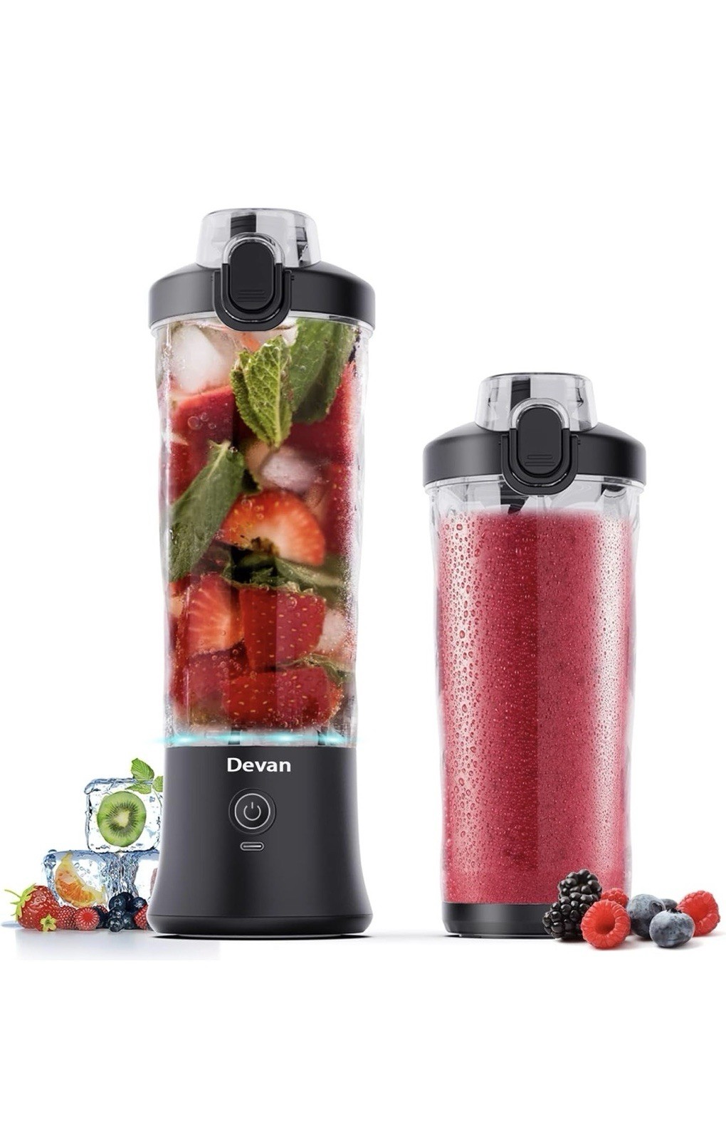 Portable Blender for shakes and smoothies, Waterproof 20oz
