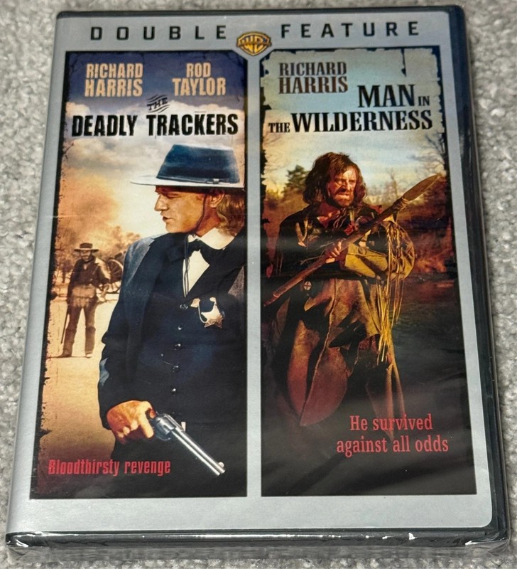 Deadly Trackers / Man in the Wilderness DVD 2008 Richard Harris Double Feature