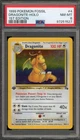 Pokemon Dragonite Fossil 1st Edition Holo Rare #4 PSA 8