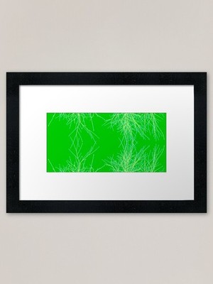 Grüne Zweige Gerahmter Kunstdruck Gerahmtes Wandbild Poster Leinwanddruck Bild