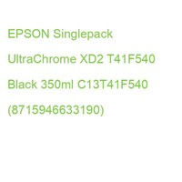 Epson Singlepack Ultrachrome XD2 T41F540 Black 350Ml C13T41F540 (8715946633190)