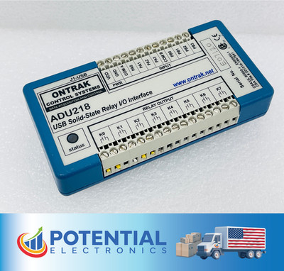 USED - Ontrak Control Systems ADU218 USB Solid State Relay I/O Interface