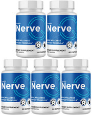 Nerve - Advanced Formula For Nerve Wellness Support Supplement- 5 Bottles