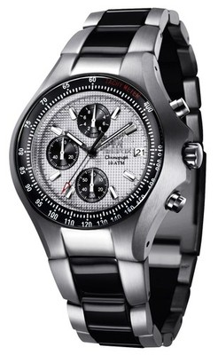 FIREFOX GLADIATOR S11 Herrenuhr Flieger Chronograph silbergrau 10ATM wasserdicht