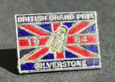 MOTORRADRENNEN Pin Anstecker BRITISH GRAND PRIX SILVERSTONE 1984