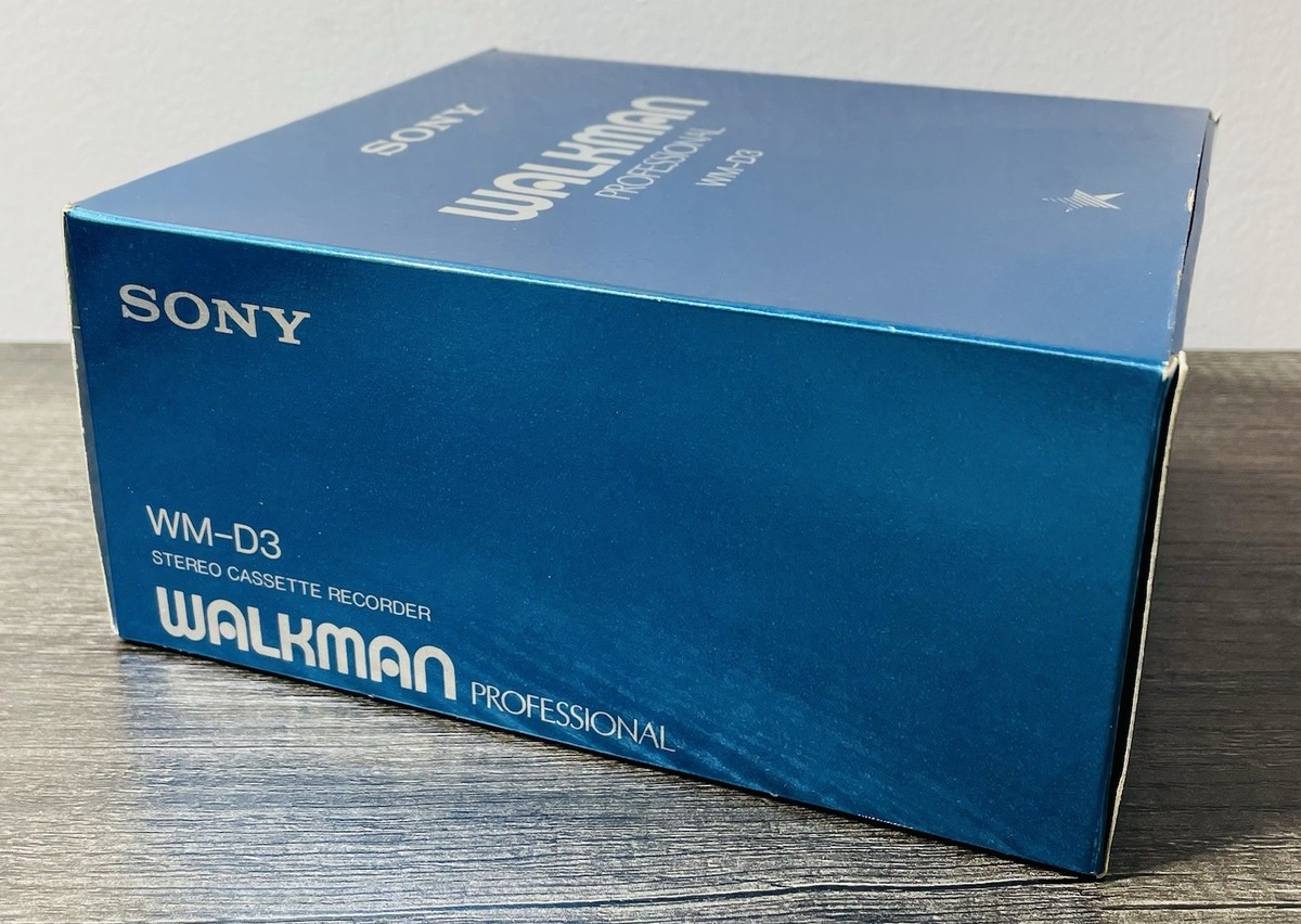 Sony Walkman Professional WM-D3 Cassette Player w/ Protective Case