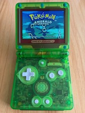 Nintendo Game Boy Advance SP – IPS V5 Screen – Clear Green Shell