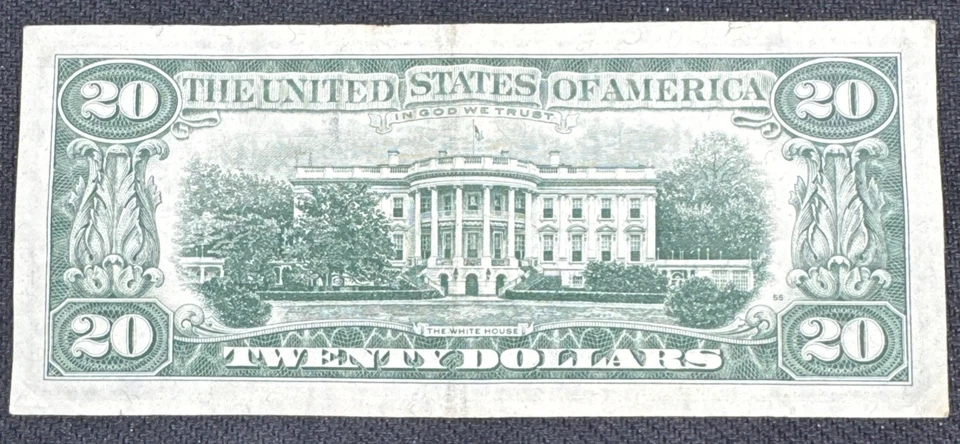 STAR  Note $20 1963A (CHOICE AU) Federal Reserve Note Fr. 2066G* Estate Sale  - Image 4 of 4