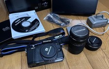 Olympus OM-D E-M10 Mark II Double Zoom Kit Used From Japan