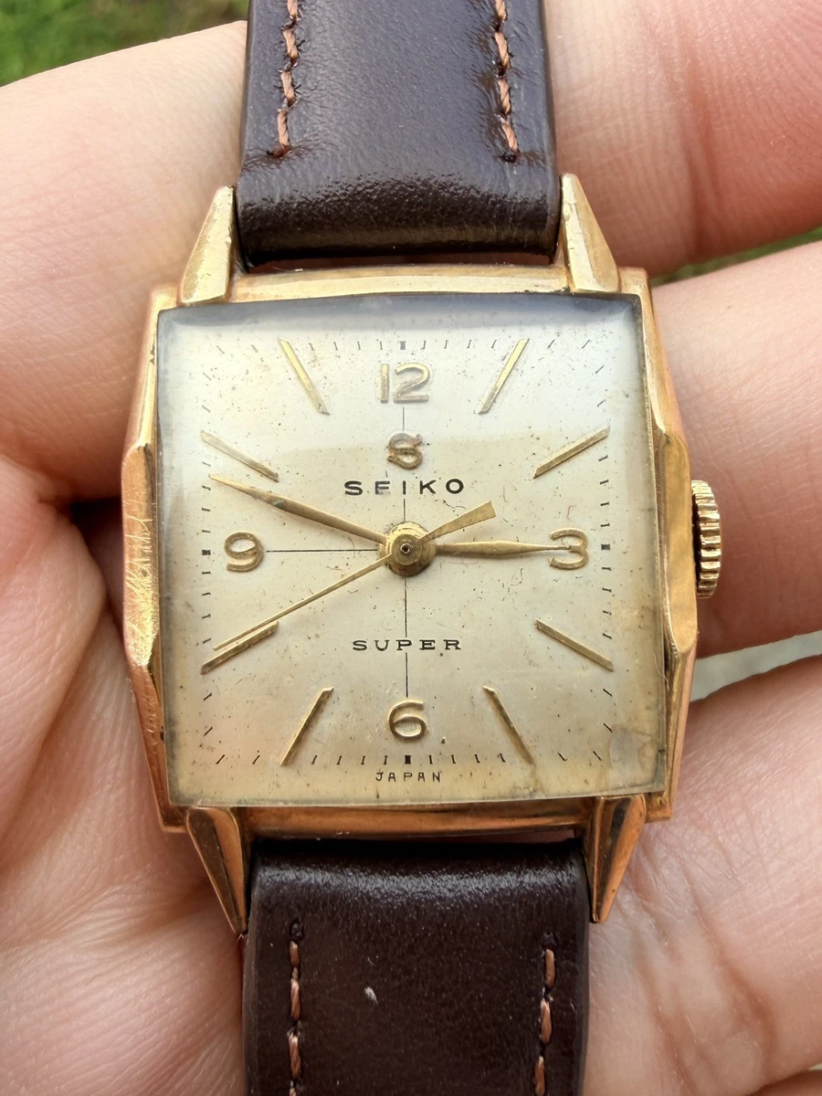 Seiko Gold Filled Case Square Wristwatches for sale | eBay