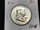 1951-S Franklin Half Dollar - BU/Uncirculated 90% Silver 50C - B165