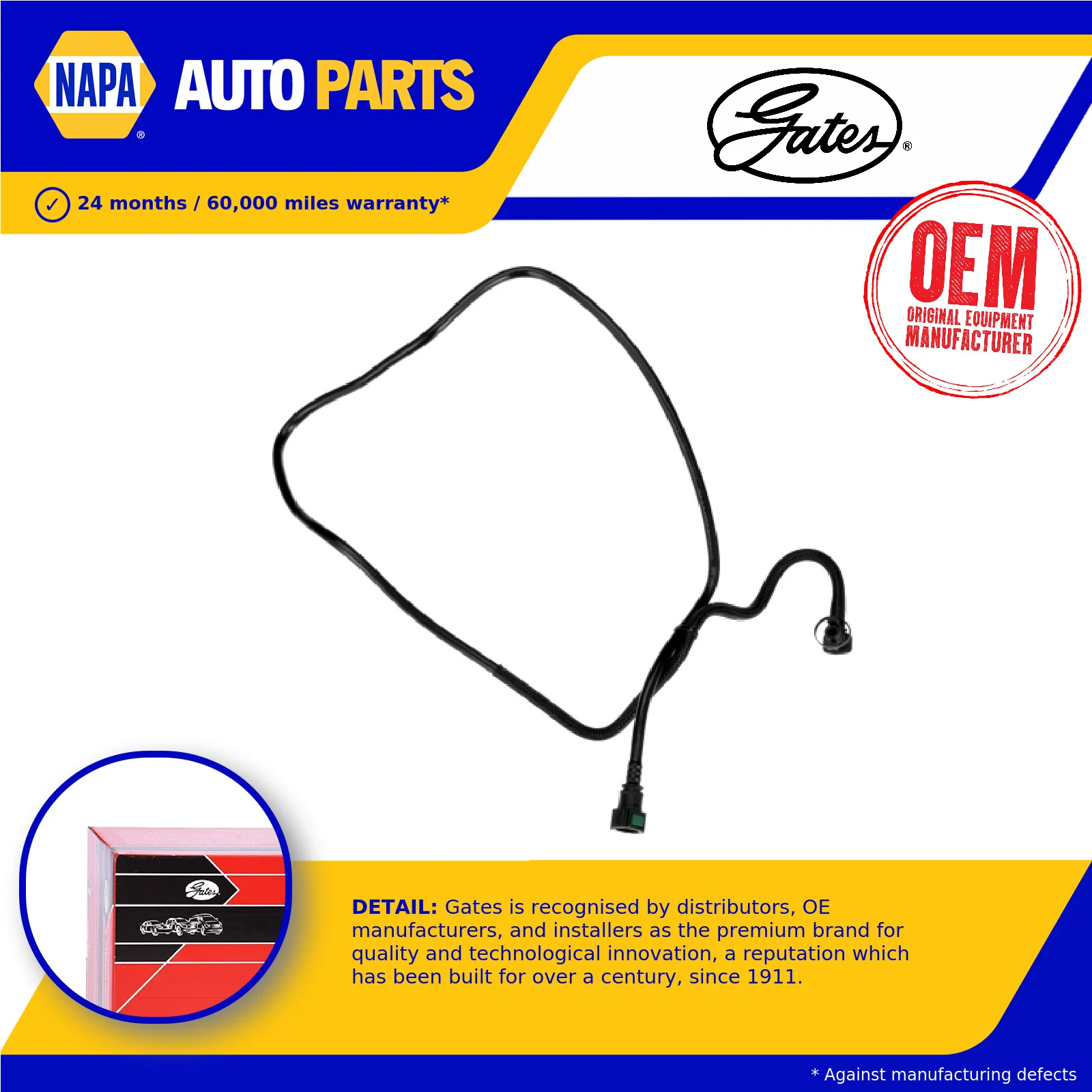 Moulded Fuel Hose / Pipe fits RENAULT FLUENCE L3 1.6 To Rail 2010 on Supply New