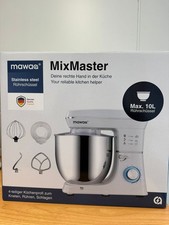 MixMaster Küchenmaschine | 10-Liter-Edelstahlschüssel | 6 Geschwindigkeitsstufen
