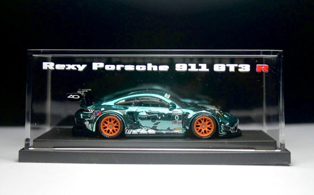 Hot Wheels Rexy Porsche 911 GT3 R (992)light Blue