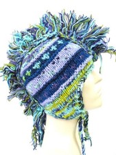 T522 New Gorgeous Colorful Woolen Hat/Cap Hand Knitted in Nepal