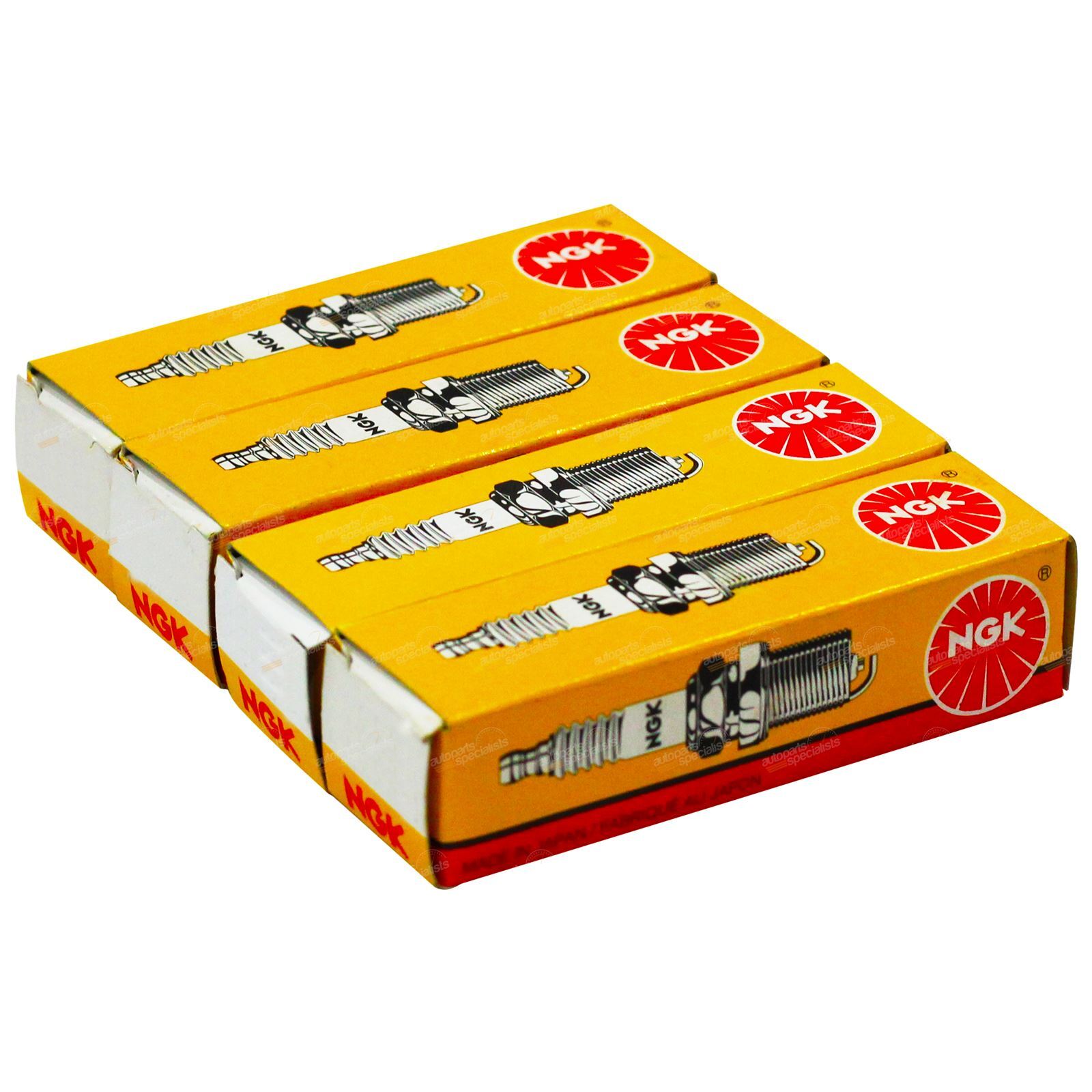 Set of 4 NGK Spark Plugs 4cyl for BMW 318i E21 E30 1.8L 19801987