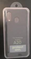 Onn For Samsung A20 Black Cell Phone Protector