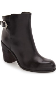 agl block heel bootie