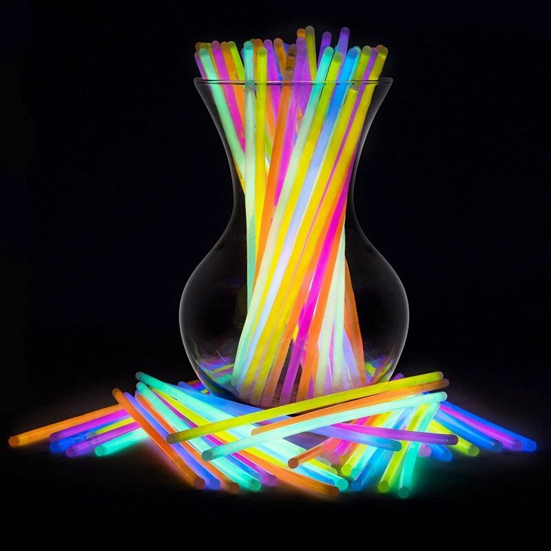 300Pcs Mixed Color Glow Sticks Bracelets Light Party glowsticks glow in the dark - image 3 of 4