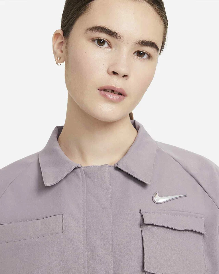 Nike Chaqueta Sportswear Swoosh, Mujer - 576 (Púrpura) - Imagen 4 de 4