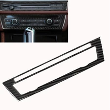 Real Carbon Fiber Climate Control Frame Cover Fits 11-16 F10 F11 535i 550i M5