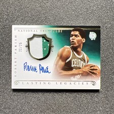 2013-14 National Treasures ROBERT PARISH #LL-RP Lasting Legacies PATCH AUTO /25