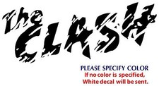 CLASH Metal Music Rock Graphic Die Cut decal sticker Car Truck Boat Window 8"