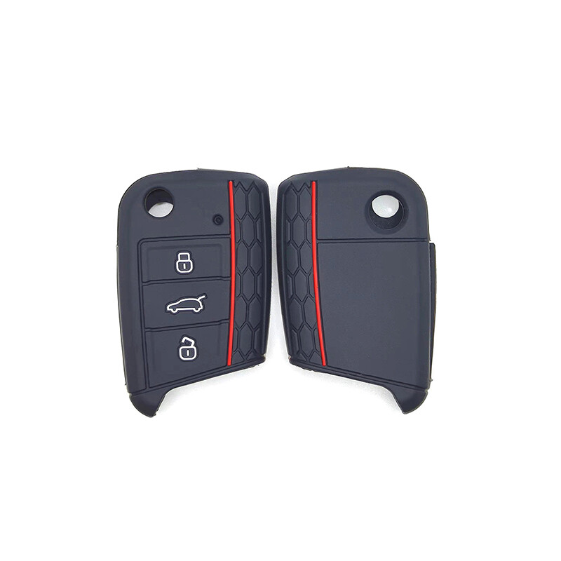 SILICONE CAR KEY BAG REMOTE KEY CASE HOLDER COVER FITS VOLKSWAGEN VW