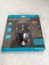 Smart Point Multi-Color Changing LED Gaming Mouse Compatible W/Mac PC BNIP