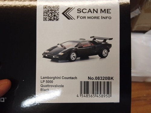Kyosho Lamborghini Countach LP5000 Quattrovalvole black 1982 1/18 08320BK - Foto 5 di 5