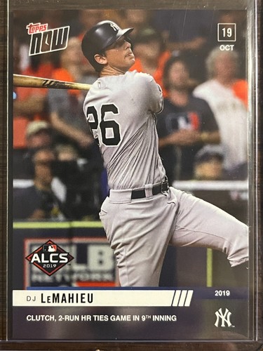 2019 Topps Now 1034 DJ LeMahieu