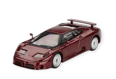 TSM Mini GT 806 Bugatti EB110 GT Dark Red Metallic LHD 1:64