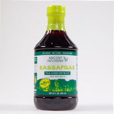 Ancient Infusions Sassafras Instant Tea concentrate - Six 12 Oz Bottles