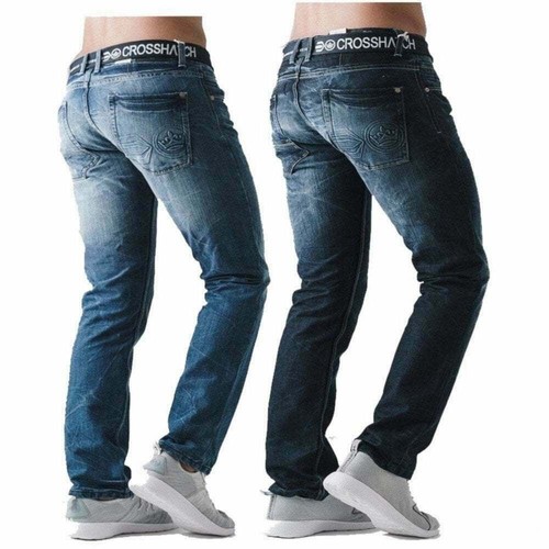 Mens Crosshatch New Embossed Techno 